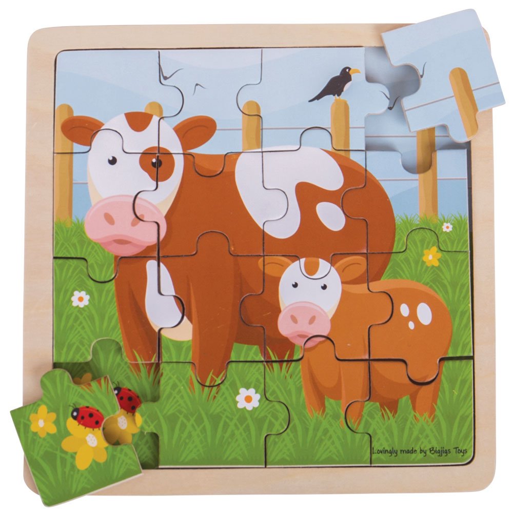 Cow & Calf Puzzle - Toby Tiger