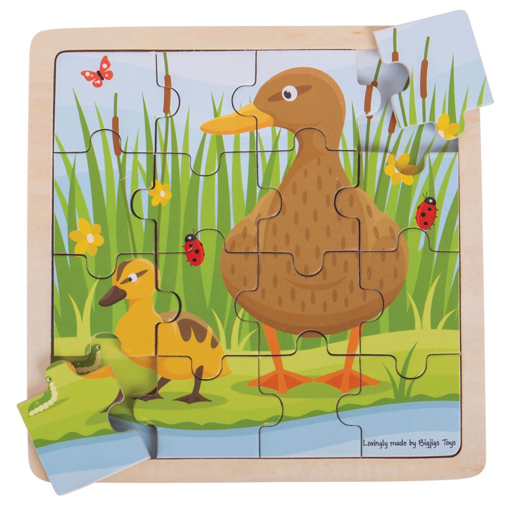 Duck & Duckling Puzzle - Toby Tiger