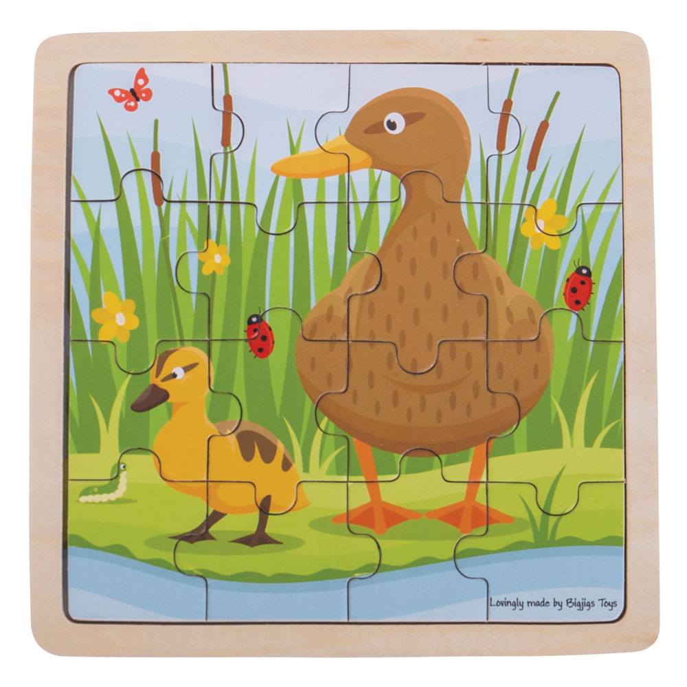 Duck & Duckling Puzzle - Toby Tiger