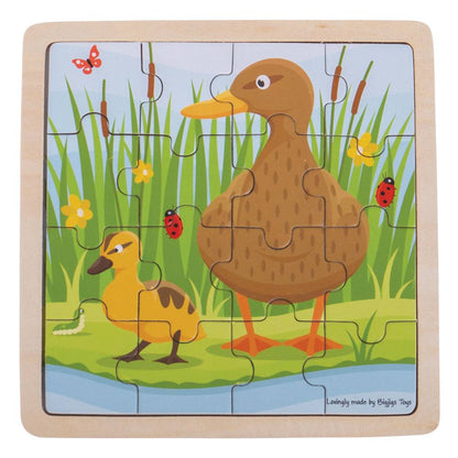 Duck & Duckling Puzzle - Toby Tiger