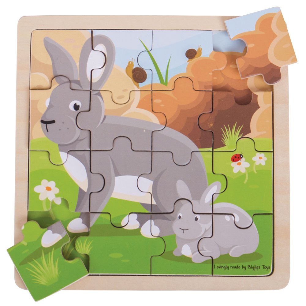 Rabbit & Kitten Puzzle - Toby Tiger