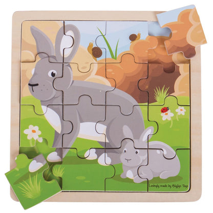 Rabbit & Kitten Puzzle - Toby Tiger