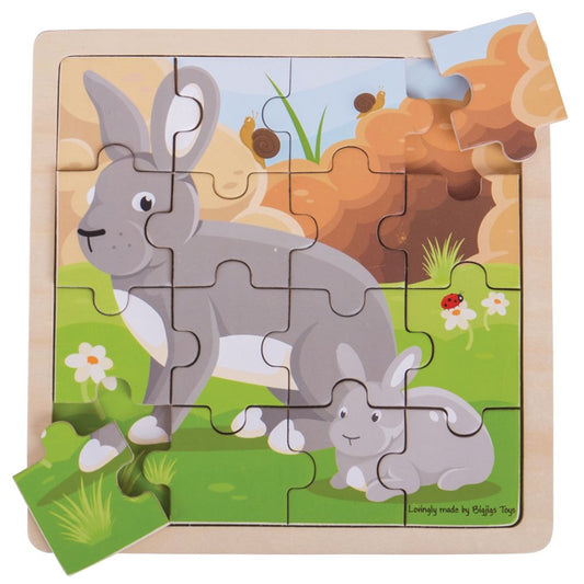 Rabbit & Kitten Puzzle - Toby Tiger