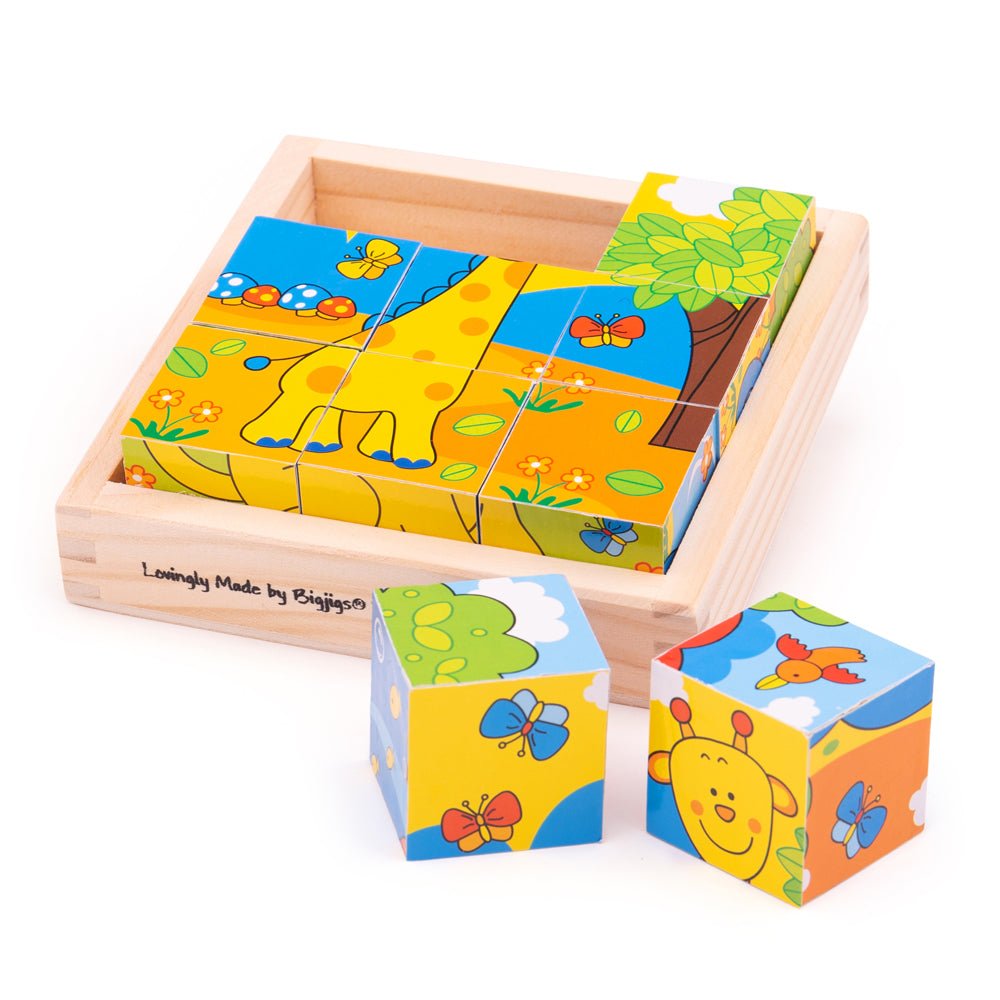 Safari Cube Puzzle - Toby Tiger