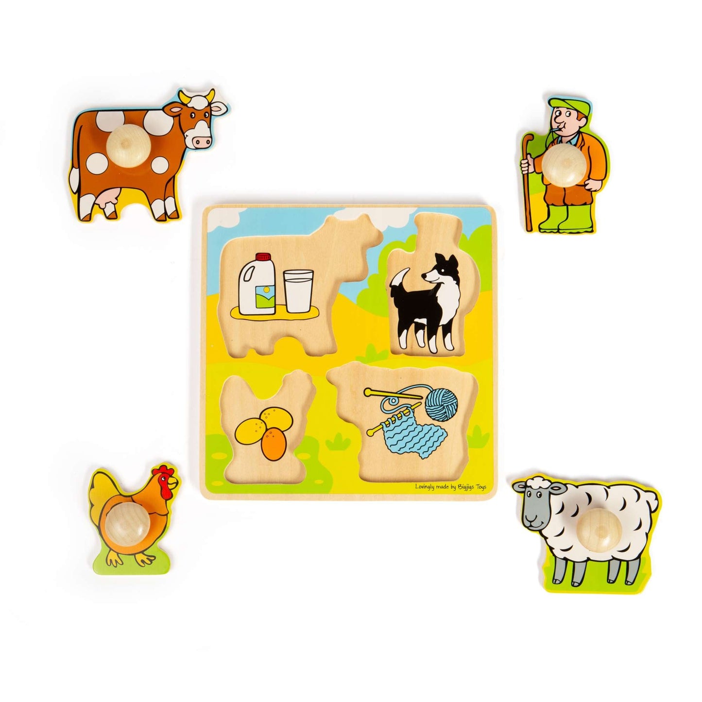 My First Peg Puzzle Farm - Toby Tiger