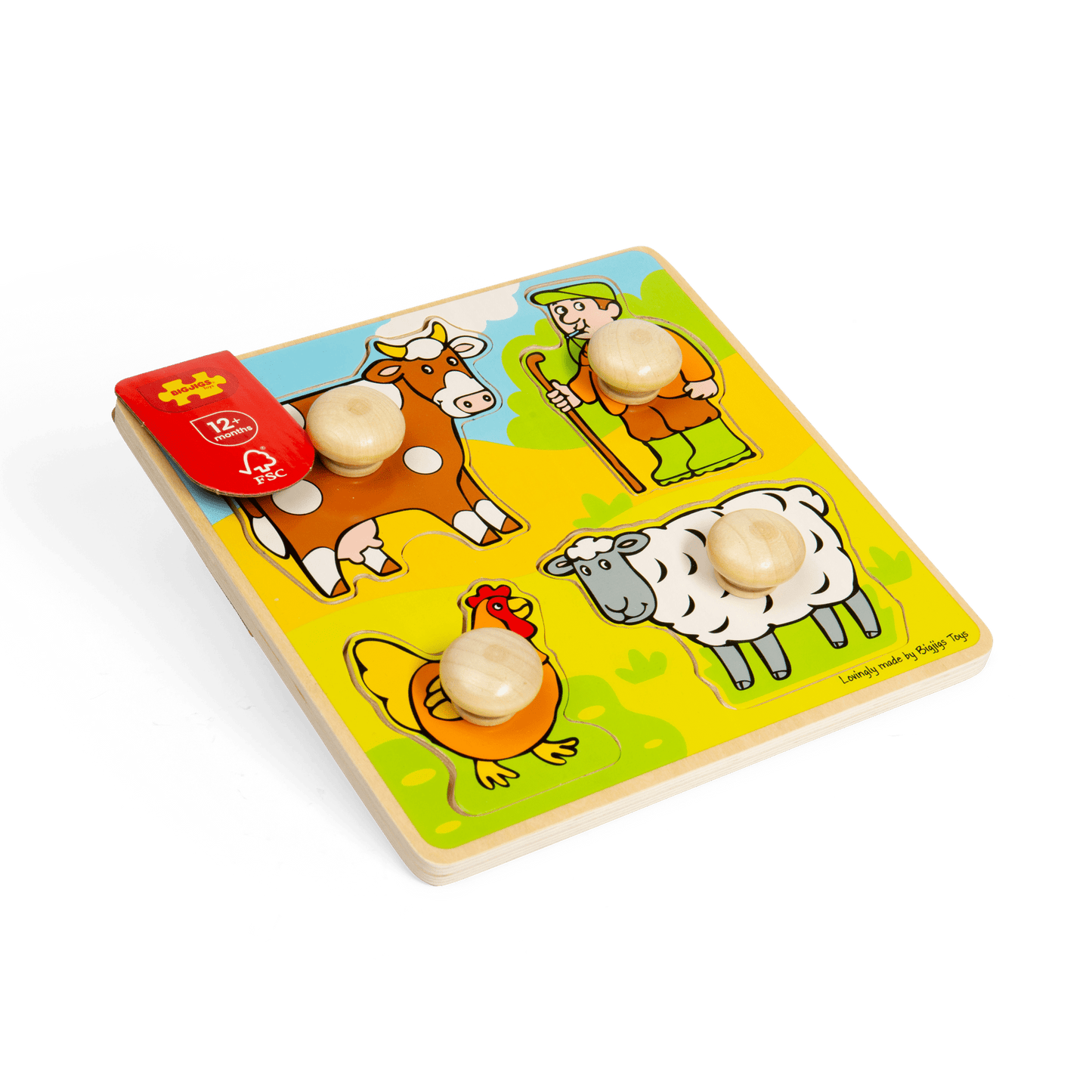 My First Peg Puzzle Farm - Toby Tiger