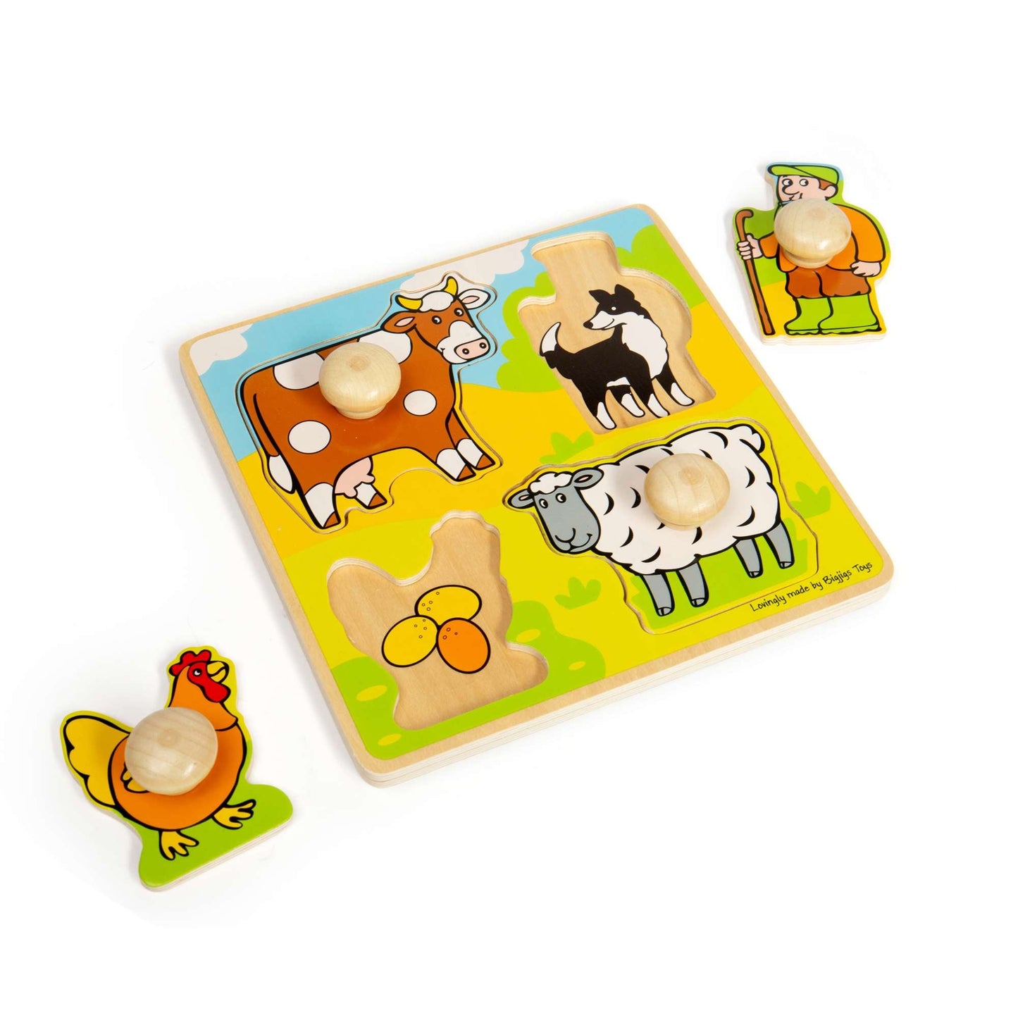 My First Peg Puzzle Farm - Toby Tiger