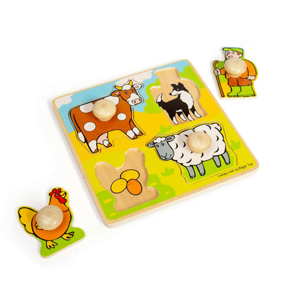 My First Peg Puzzle Farm - Toby Tiger