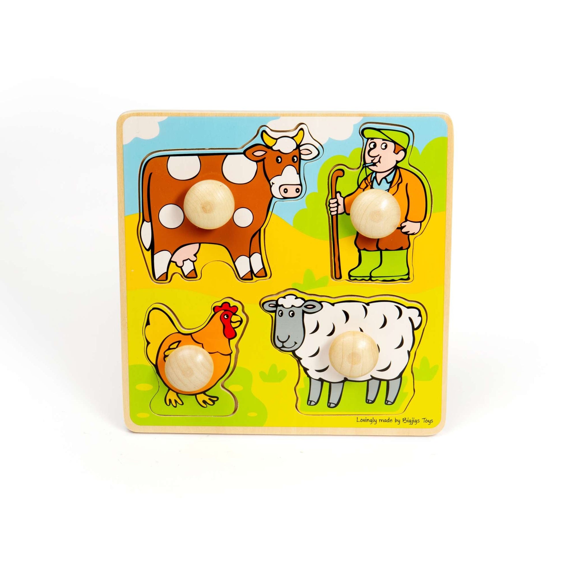 My First Peg Puzzle Farm - Toby Tiger