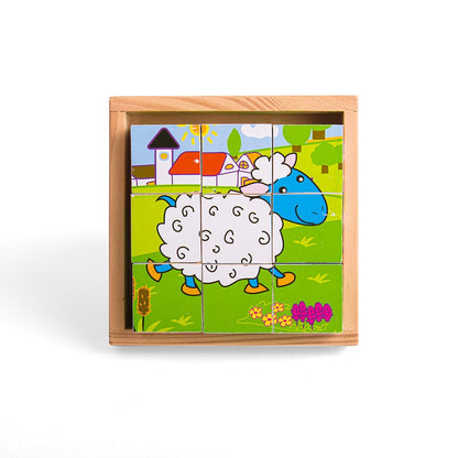 Animal Cube Puzzle - Toby Tiger