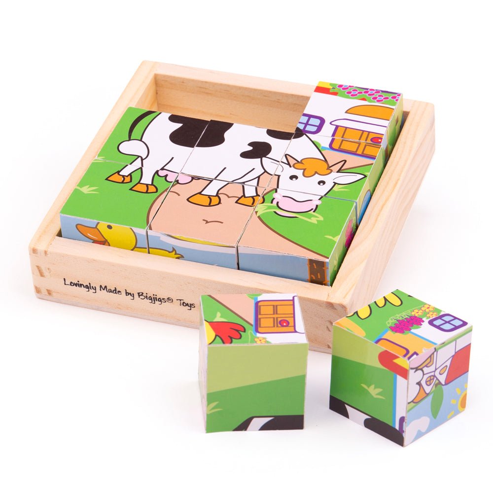 Animal Cube Puzzle - Toby Tiger
