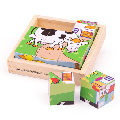 Animal Cube Puzzle - Toby Tiger