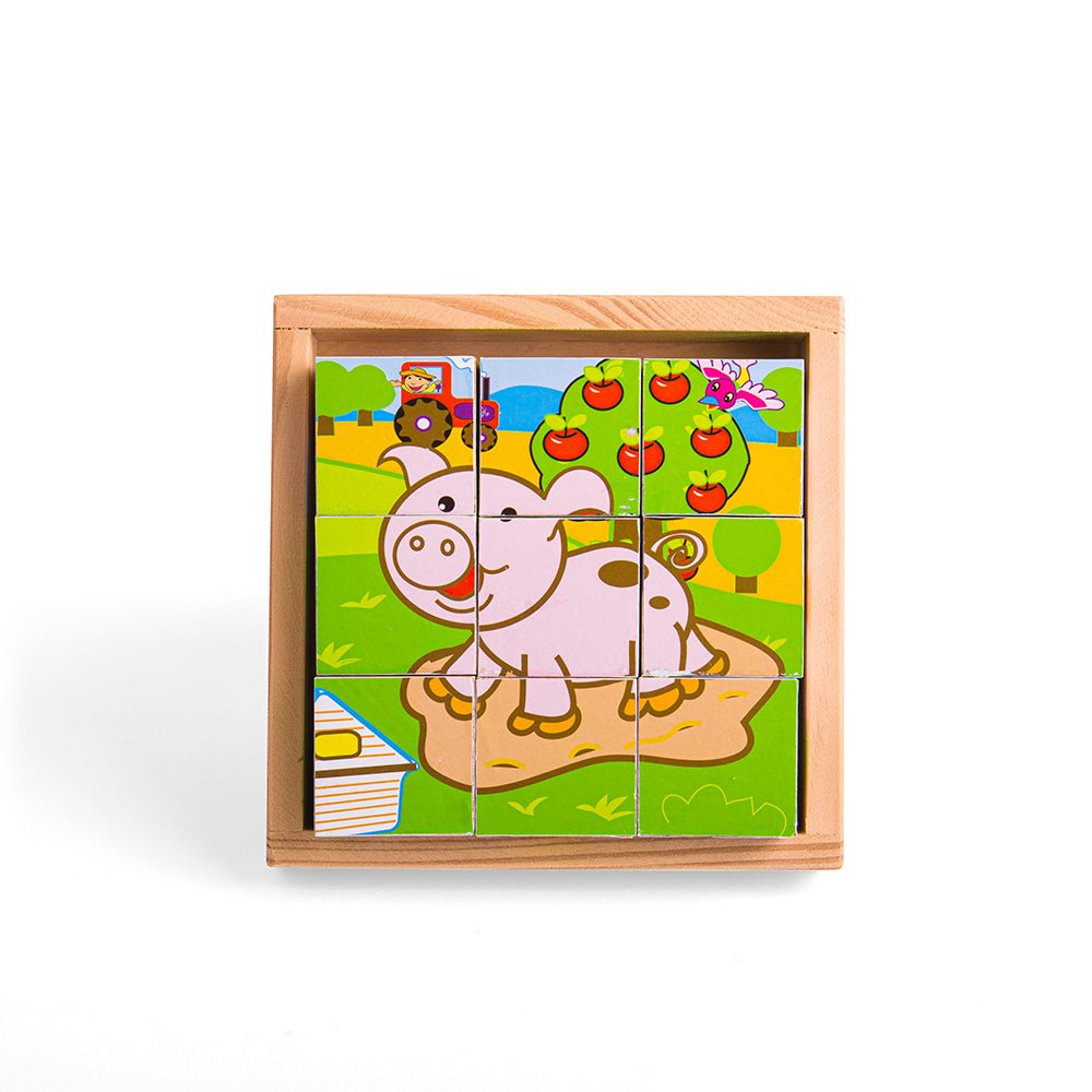 Animal Cube Puzzle - Toby Tiger