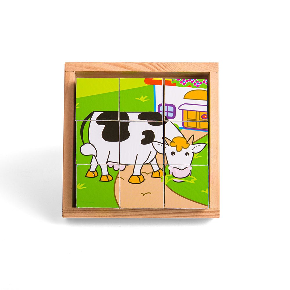 Animal Cube Puzzle - Toby Tiger