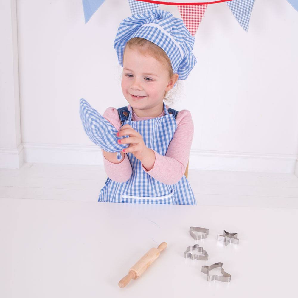Blue Chef's Set - Dress Up Costume - Toby Tiger