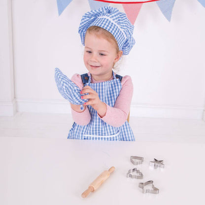 Blue Chef's Set - Dress Up Costume - Toby Tiger