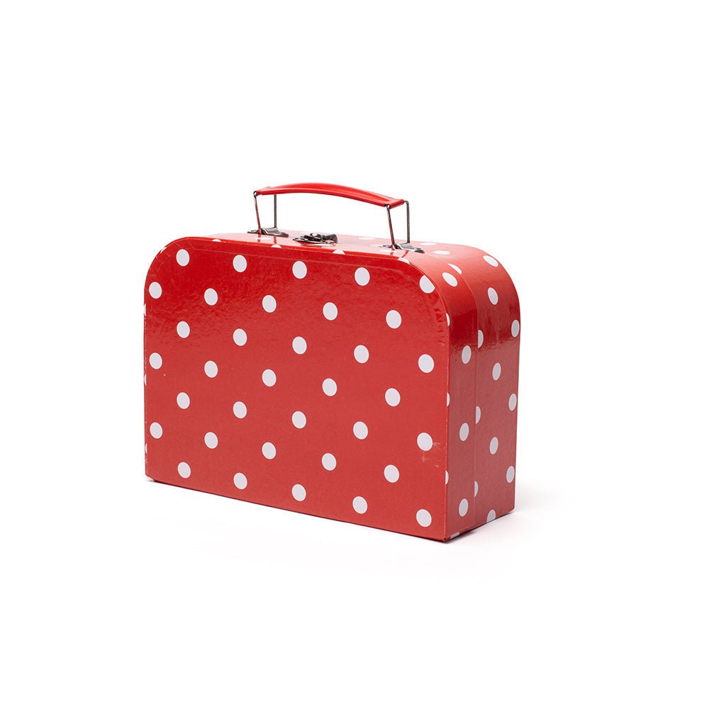 Red Polka Dot Porcelain Toy Tea Set - Toby Tiger