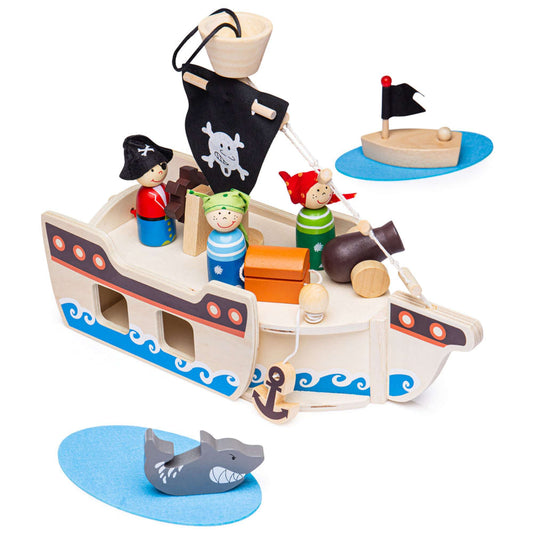 Mini Pirate Ship Playset - Toby Tiger