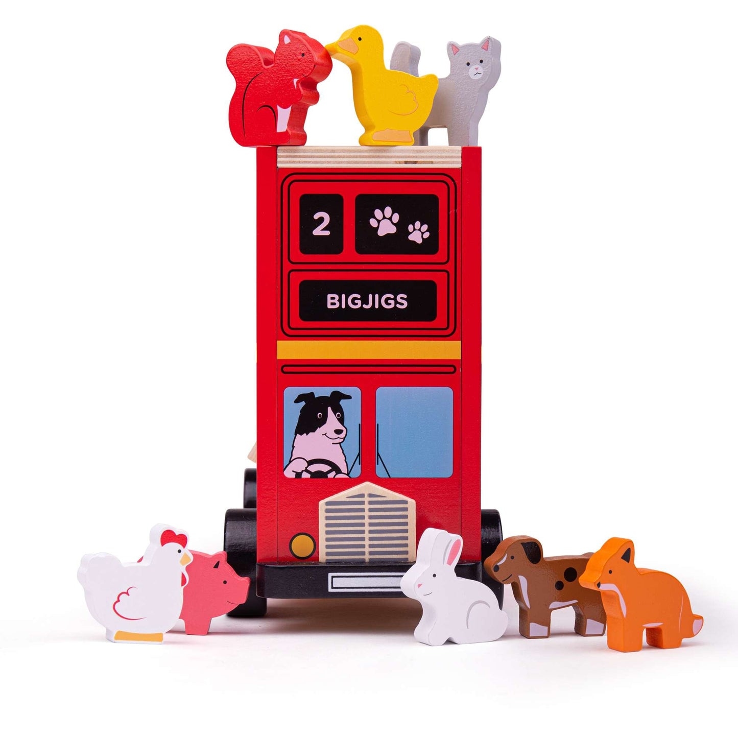 Shape Sorter Bus Toy - Toby Tiger UK