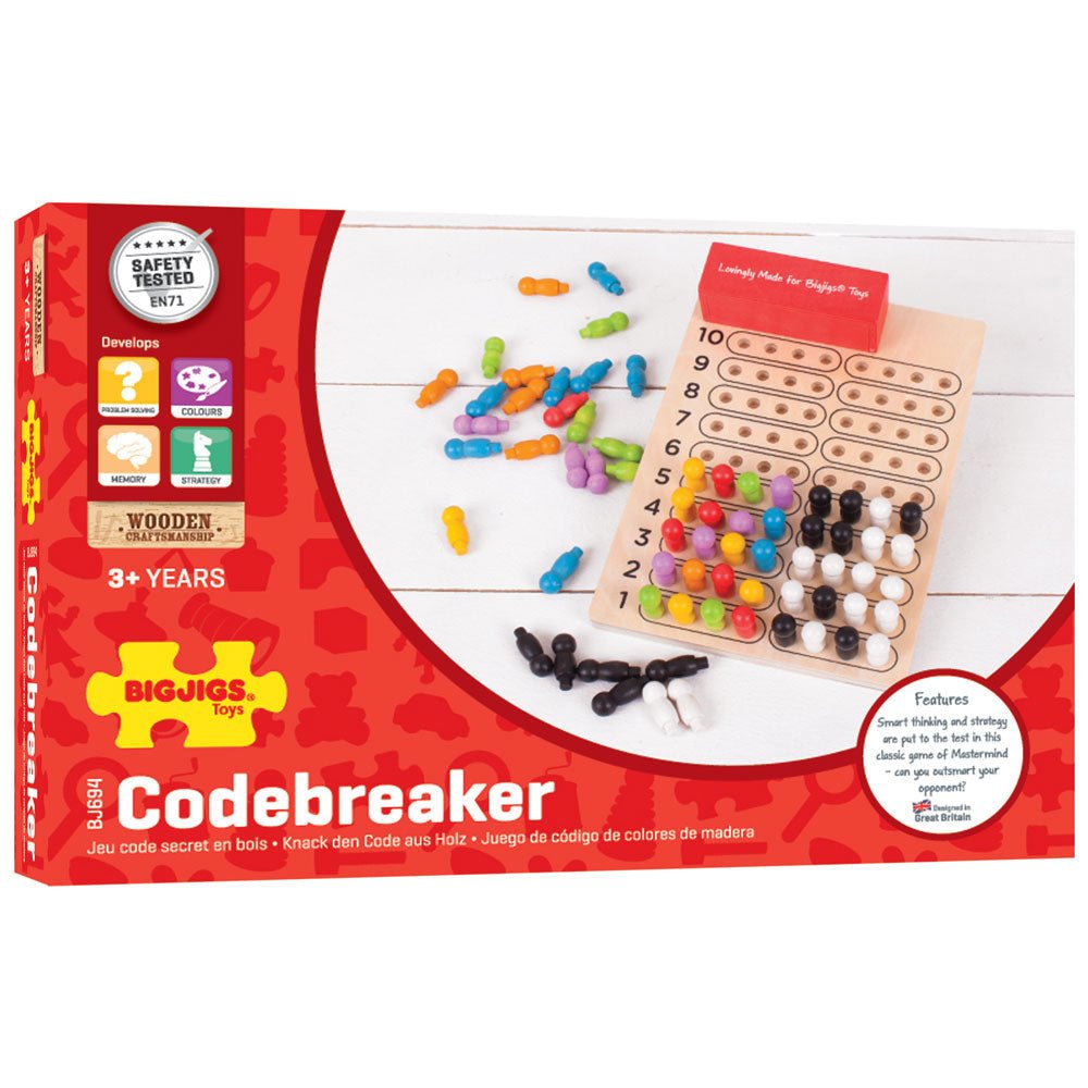 Codebreaker Puzzle Game - FSC® Certified Wood - Toby Tiger