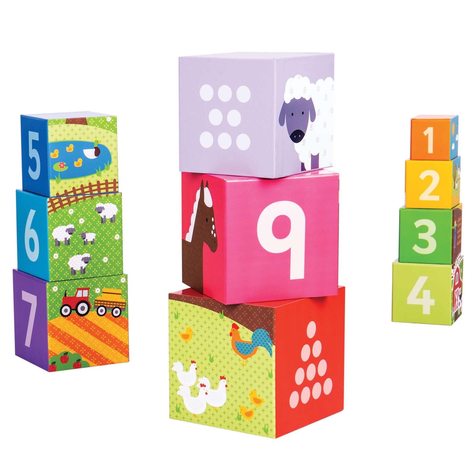 Farmyard Stacking Cubes - Toby Tiger UK