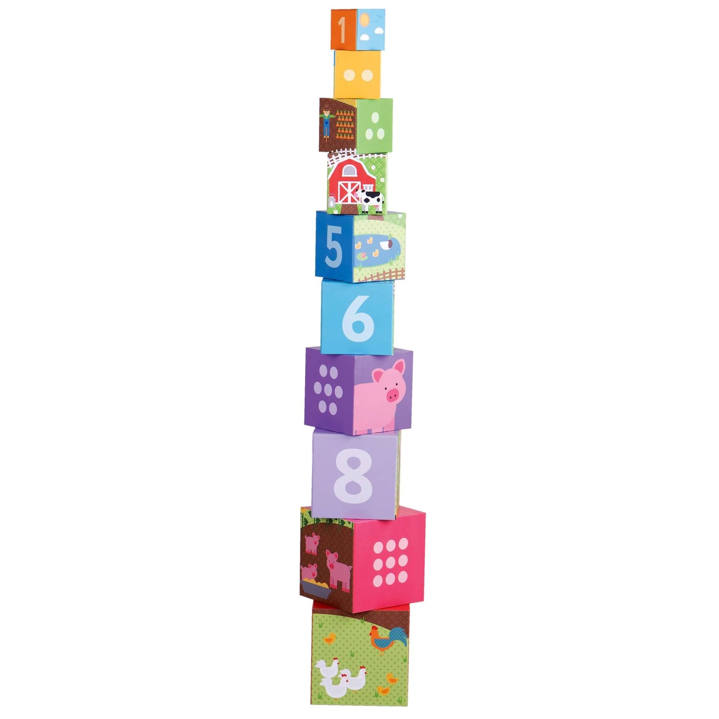 Farmyard Stacking Cubes - Toby Tiger UK
