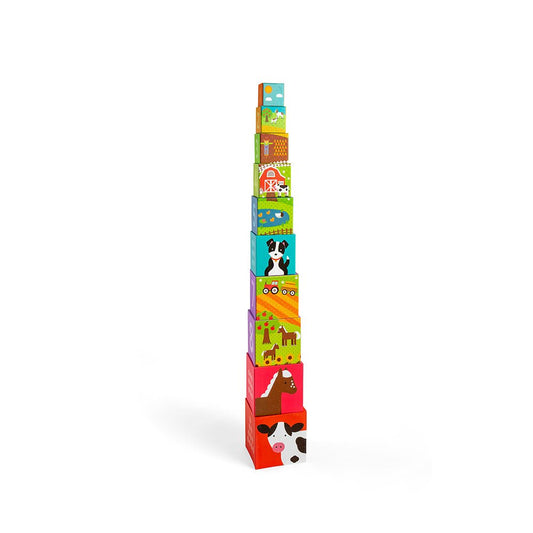 Farmyard Stacking Cubes - Toby Tiger