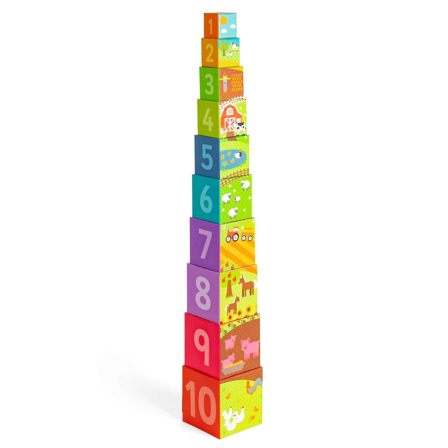 Farmyard Stacking Cubes - Toby Tiger UK