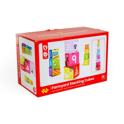 Farmyard Stacking Cubes - Toby Tiger UK