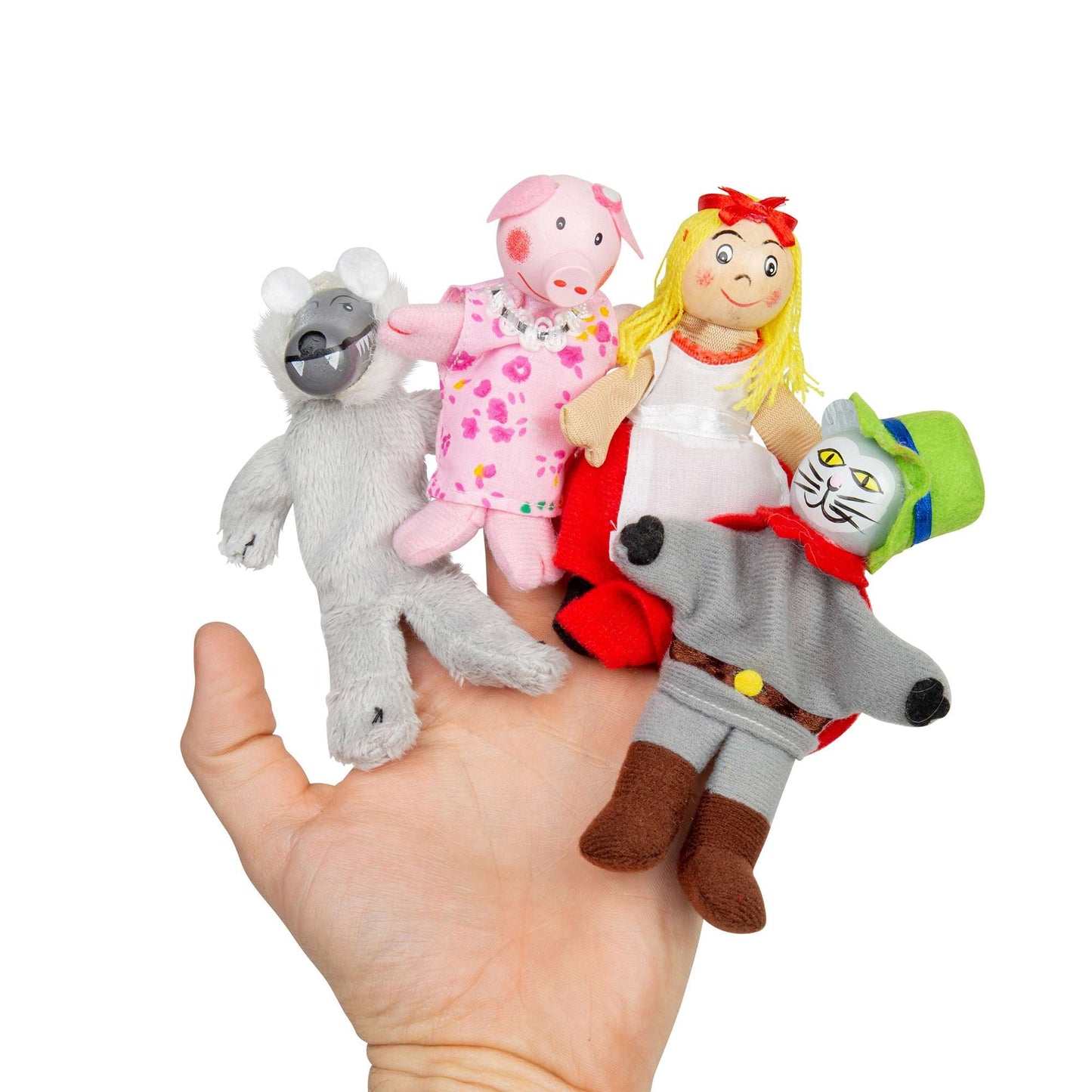 Red Riding Hood Finger Puppets - Toby Tiger UK