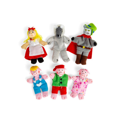 Red Riding Hood Finger Puppets - Toby Tiger