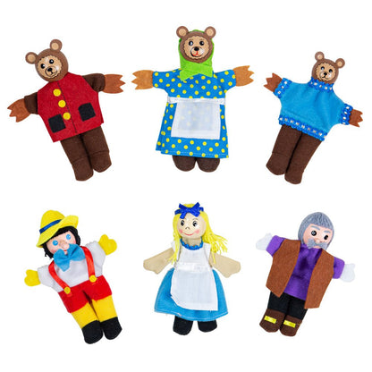 Goldilocks Finger Puppets - Toby Tiger