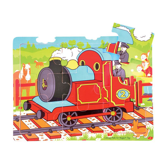 Tray Puzzle Train - Toby Tiger