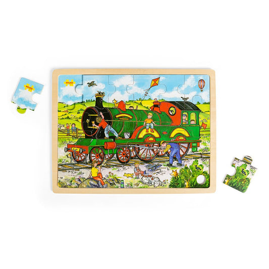 Tray Puzzle Train - Toby Tiger