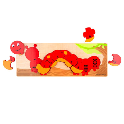 Caterpillar Number Puzzle - Toby Tiger UK