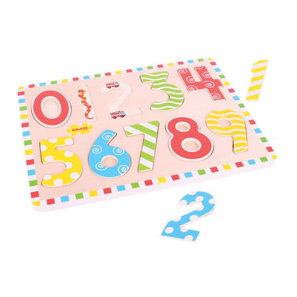 Inset Puzzle Numbers - Toby Tiger