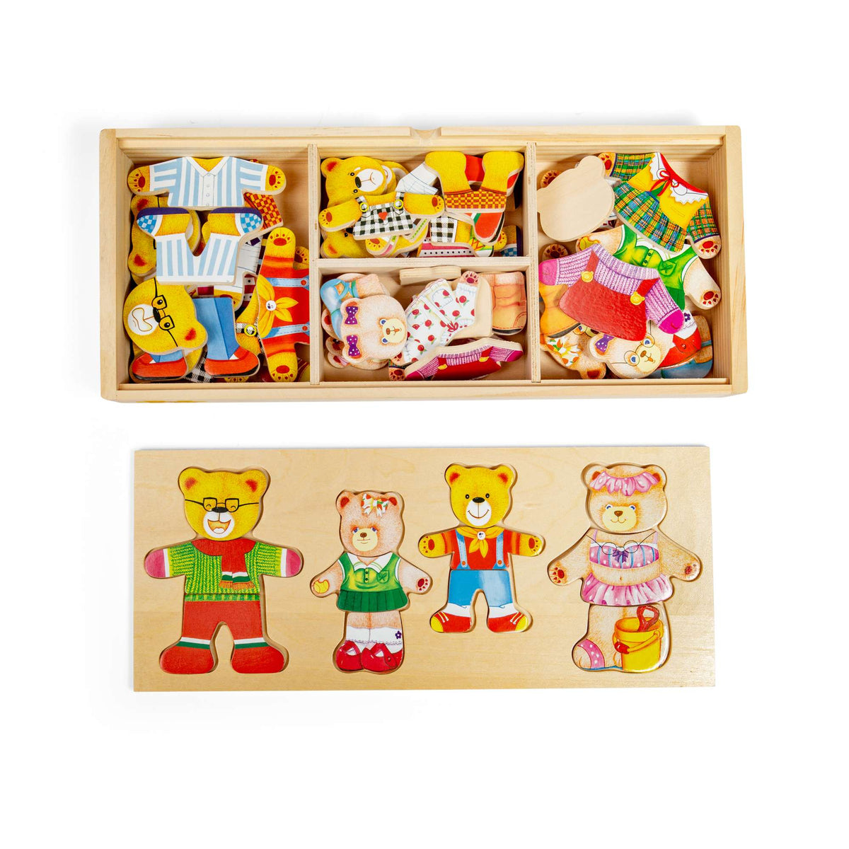 Dress Up Bear Family - Toby Tiger UK