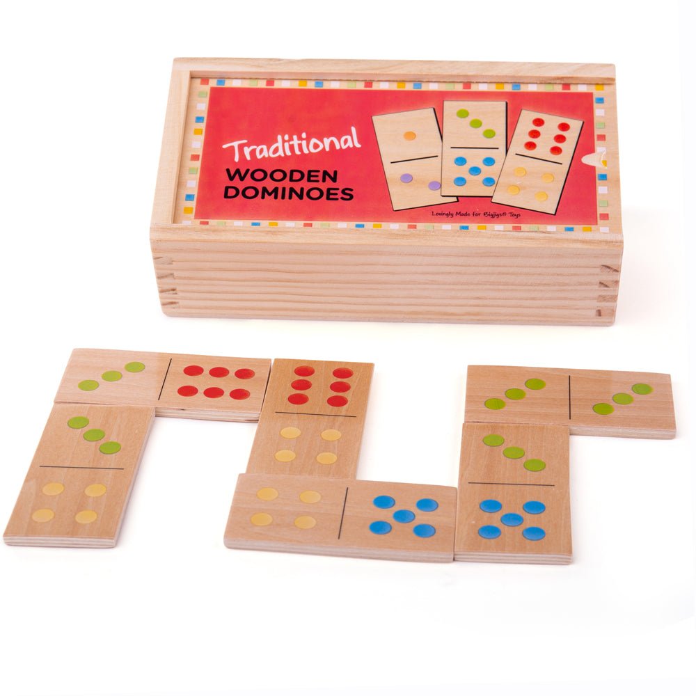 Traditional Wooden Dominoes - Toby Tiger