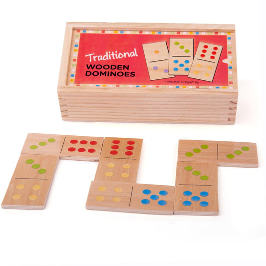 Traditional Wooden Dominoes - Toby Tiger