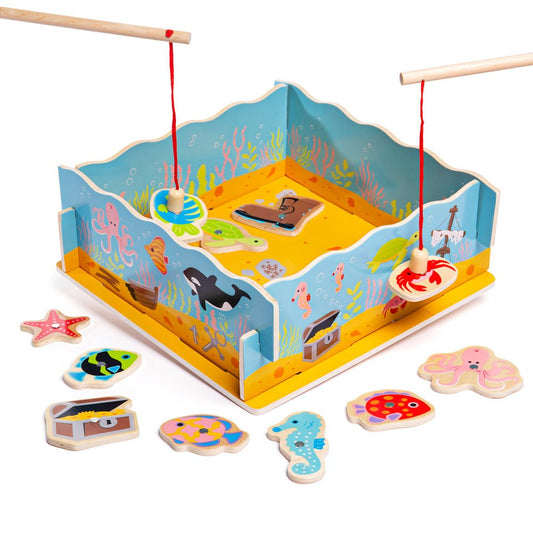 Magnetic Fishing Game with Base - Toby Tiger