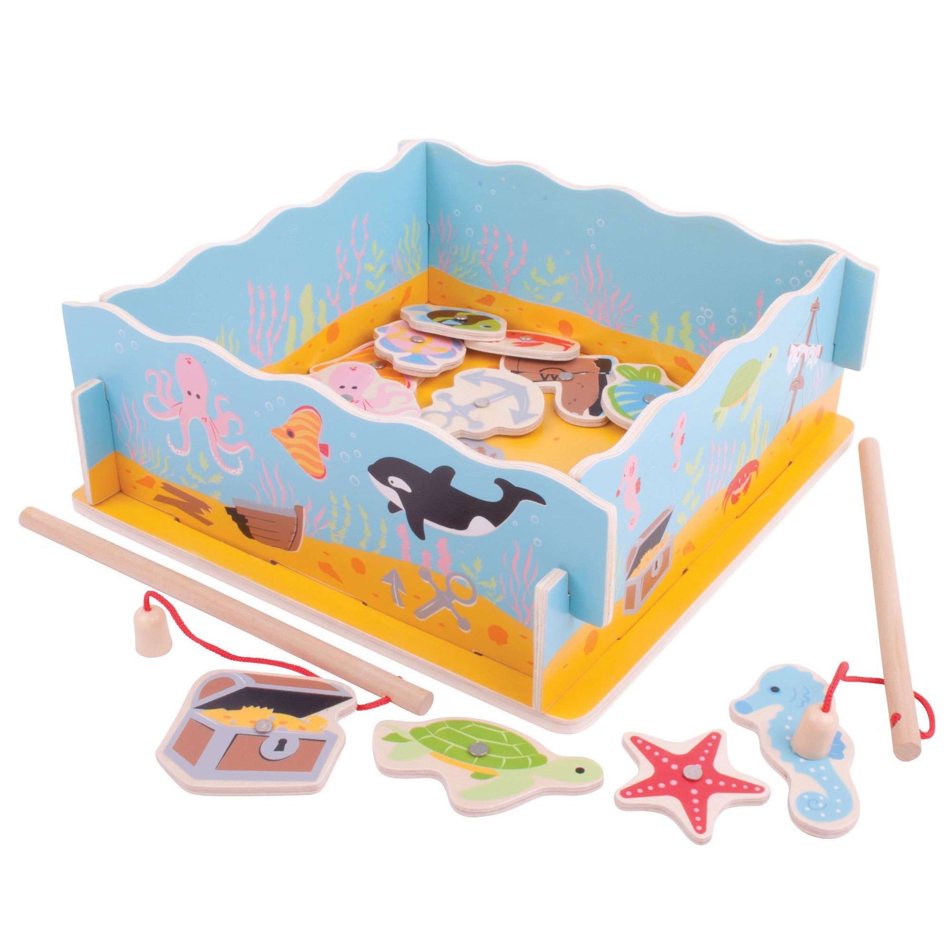 Magnetic Fishing Game with Base - Toby Tiger UK