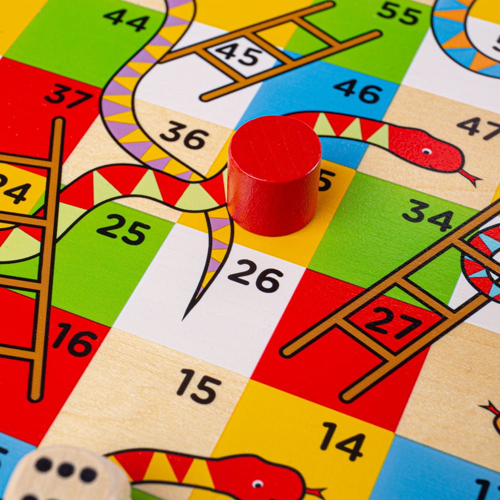 Traditional Snakes and Ladders - Toby Tiger