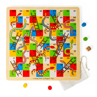 Traditional Snakes and Ladders - Toby Tiger