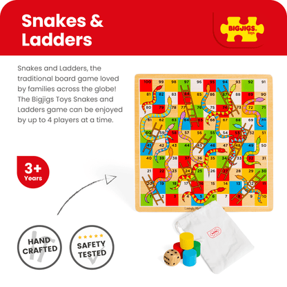 Traditional Snakes and Ladders - Toby Tiger UK