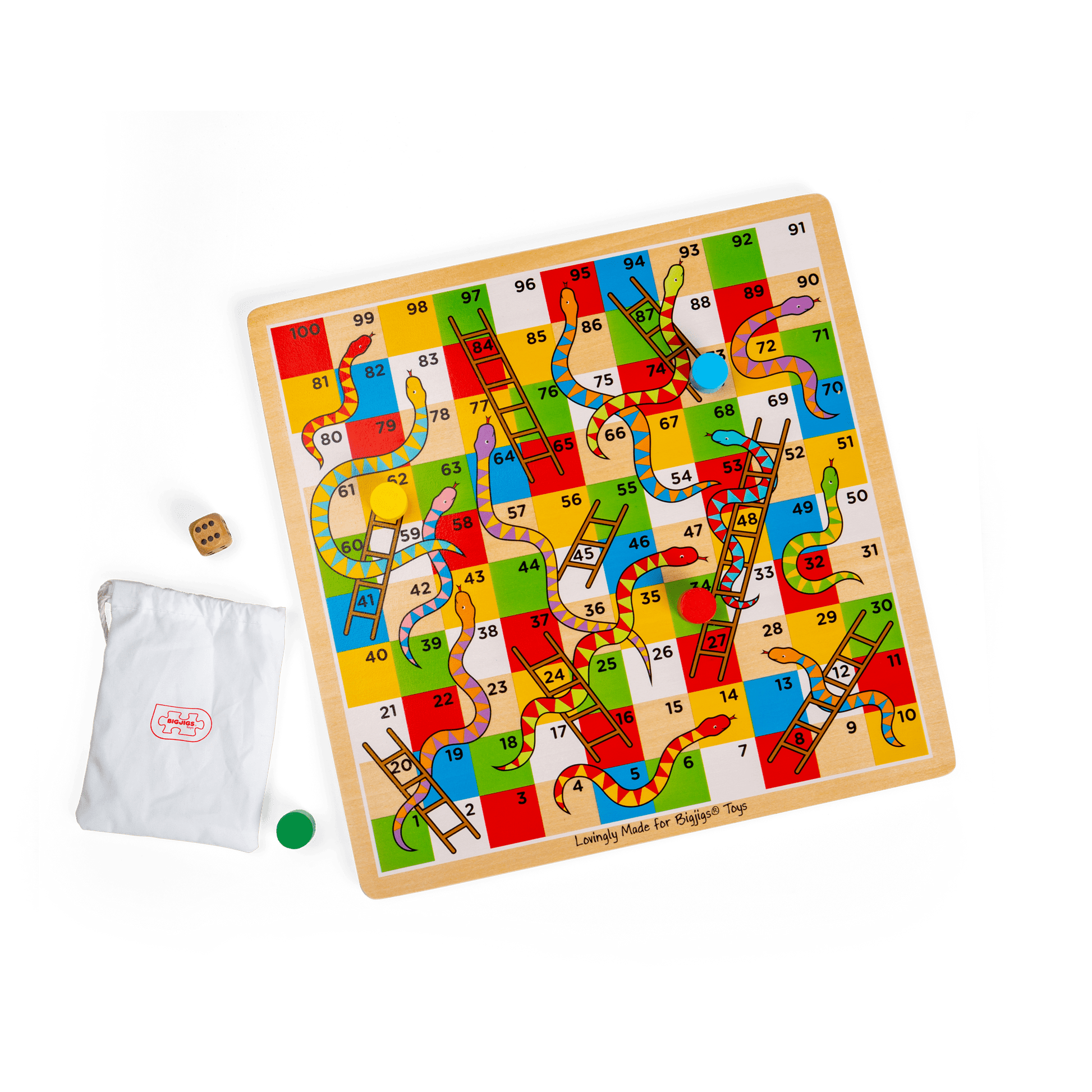 Traditional Snakes and Ladders - Toby Tiger