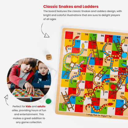 Traditional Snakes and Ladders - Toby Tiger
