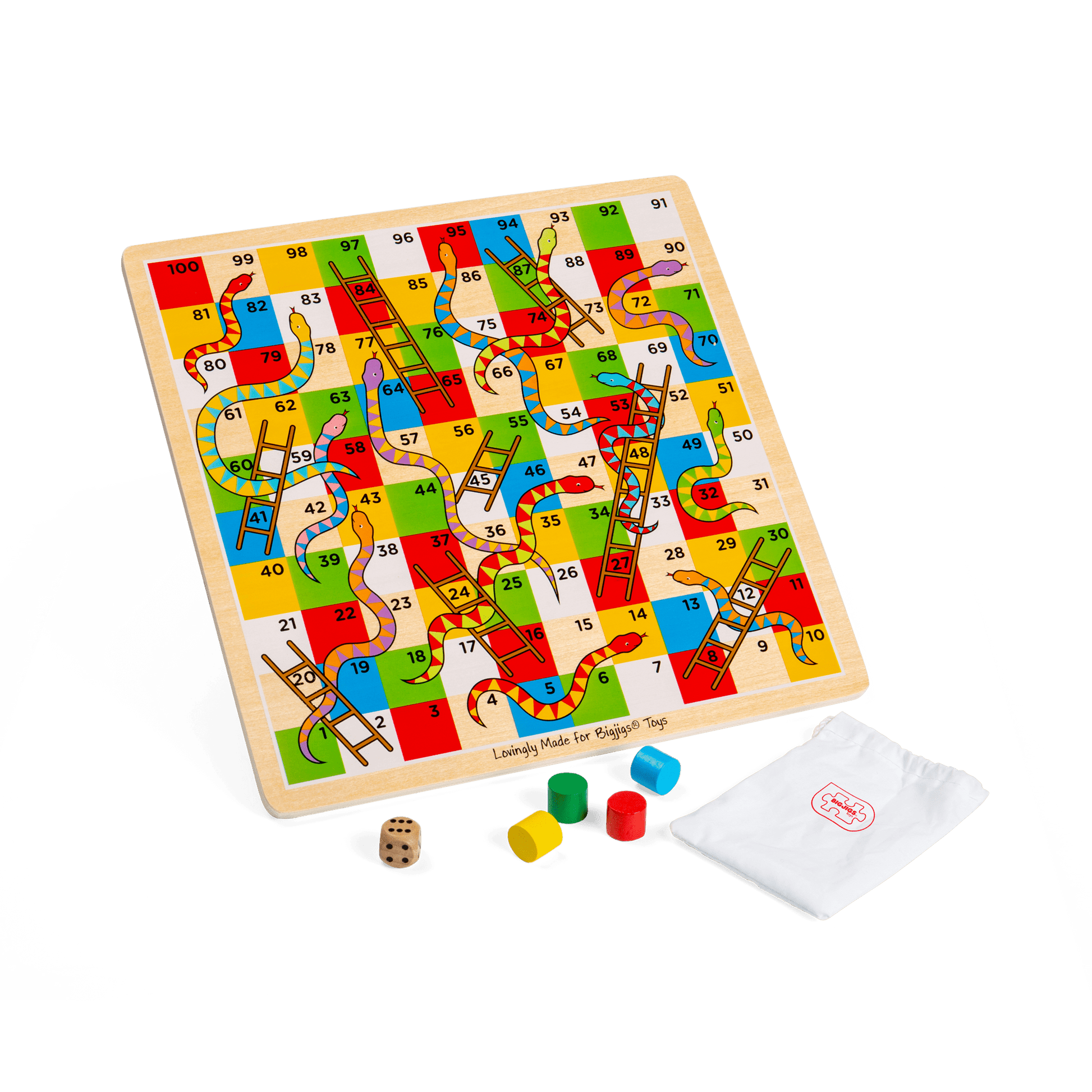 Traditional Snakes and Ladders - Toby Tiger