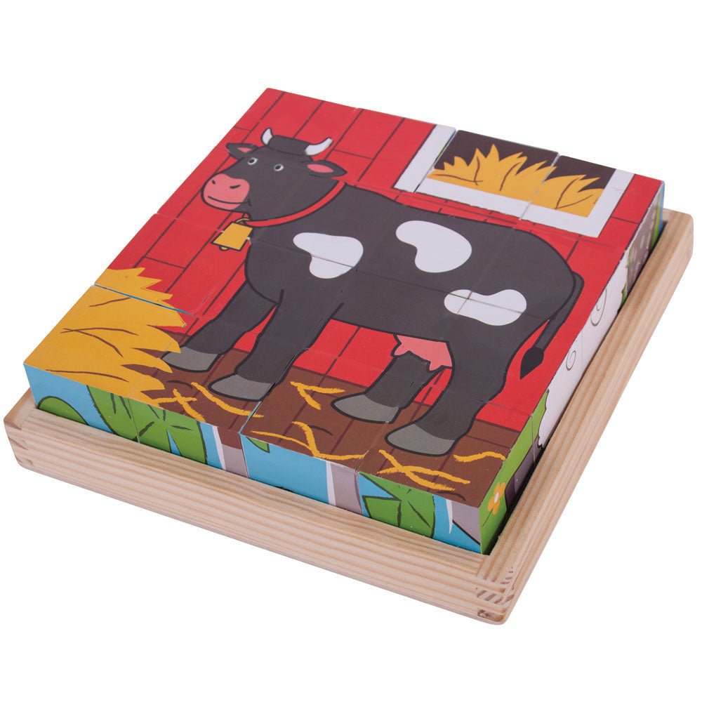 Farm Cube Puzzle - Toby Tiger