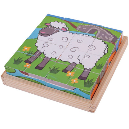 Farm Cube Puzzle - Toby Tiger