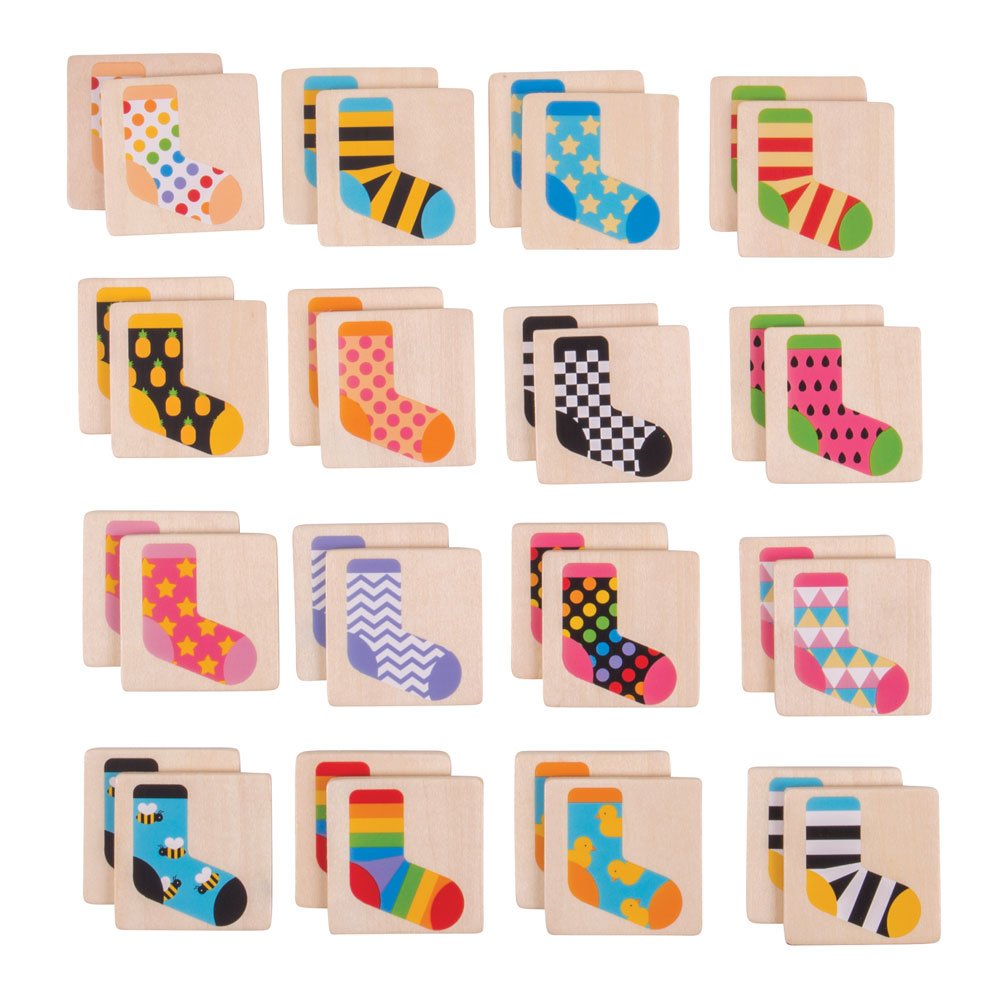 Sock Memory Game - Toby Tiger